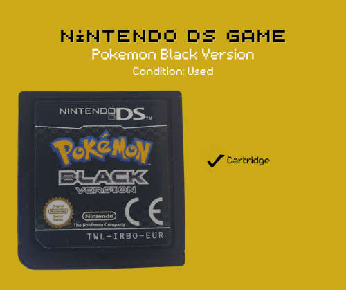 Pokemon Black Version - Nintendo DS