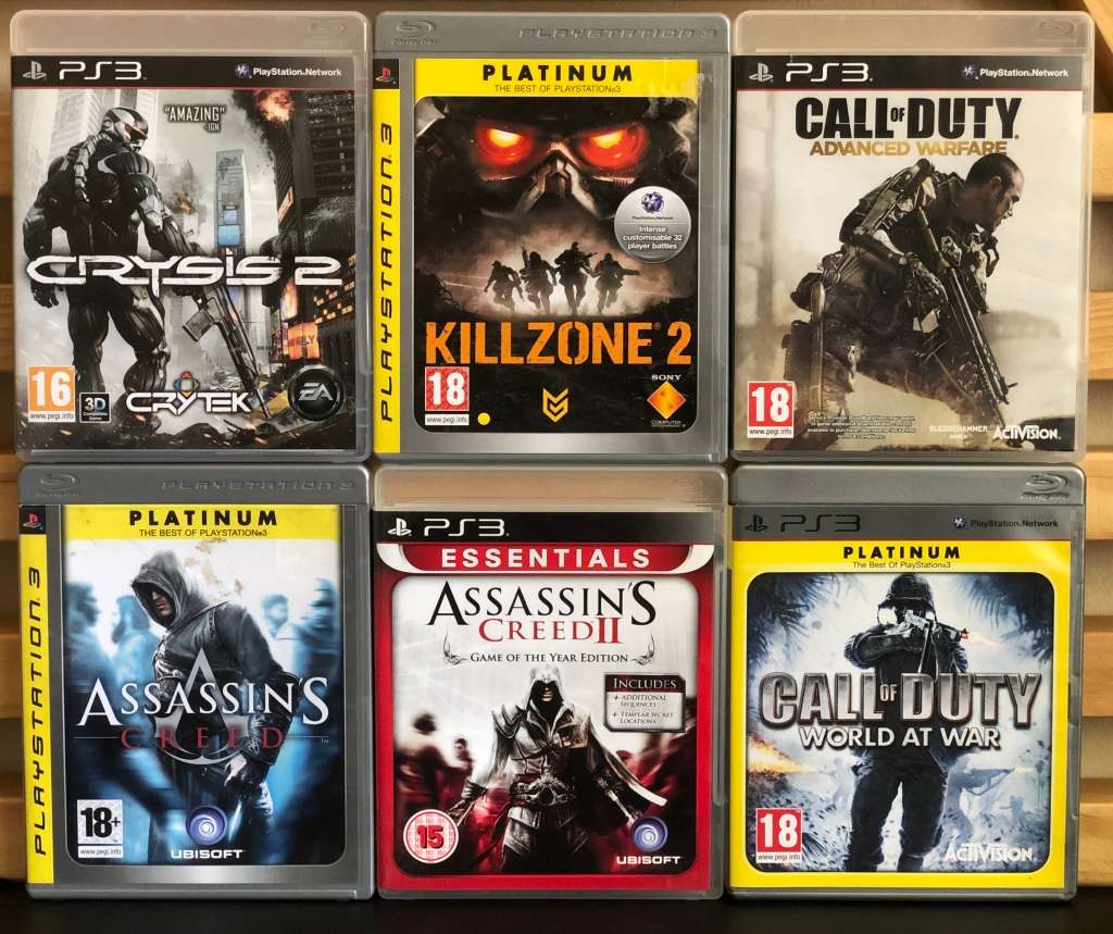 PlayStation 3 Slim 320GB (CECH-3004A) Console + Game Bundle