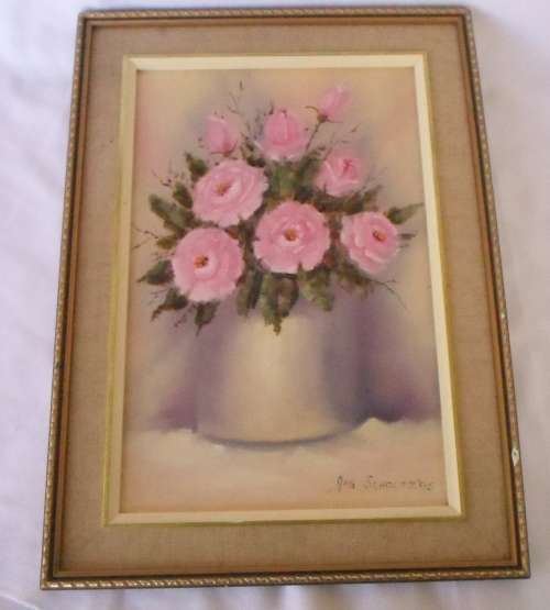LOVELY ORIGINAL ANS SCHOLTZ OIL ON BOARD PAINTING