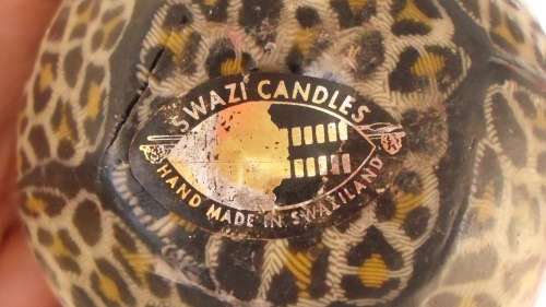 4 X BEAUTIFUL SWAZI CANDLES NEW