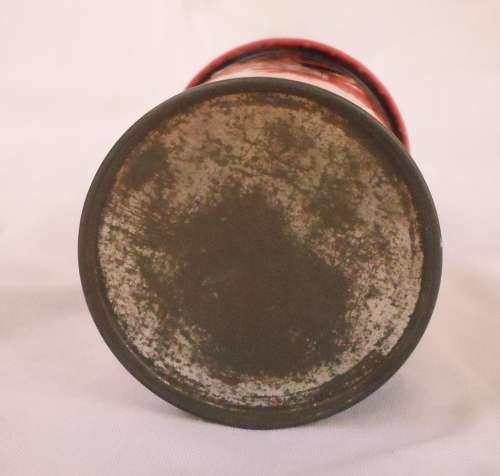 WOW WOW !!!!!!!BEAUTIFUL VINTAGE  RED TIN MONEY BOX MAIL BOX