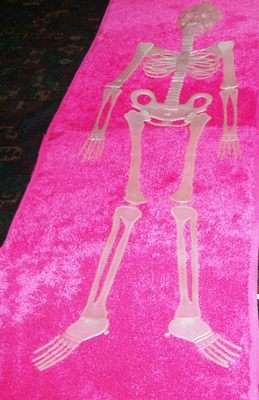 Hanging Skeleton Gid (Glo In The Dark )