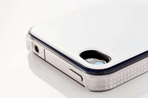 QDOS SMOOTHIES COVER FOR iPHONE 4 WHITE