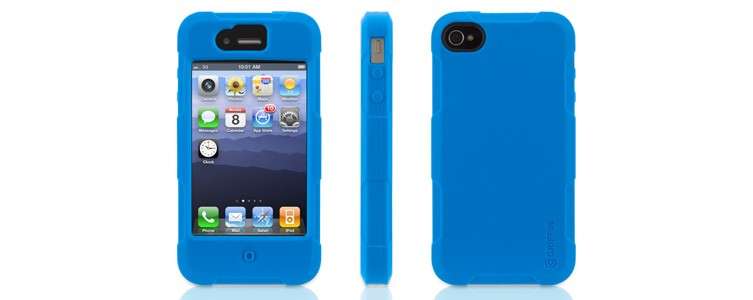 GRIFFIN PROTECTOR CASE FOR iPHONE 4 BLUE