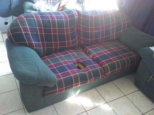 Three second hand couches