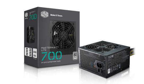 Coolermaster MasterWatt lite 700W Power Supply 80Plus certified