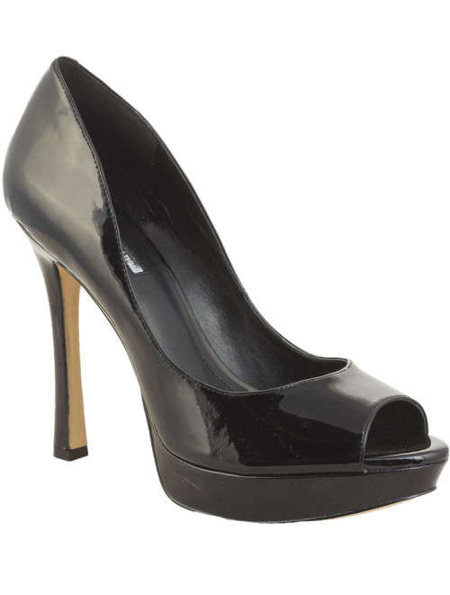 BCBGeneration Ladies Black Sasha Peep Toe UK/SA SIZE 7
