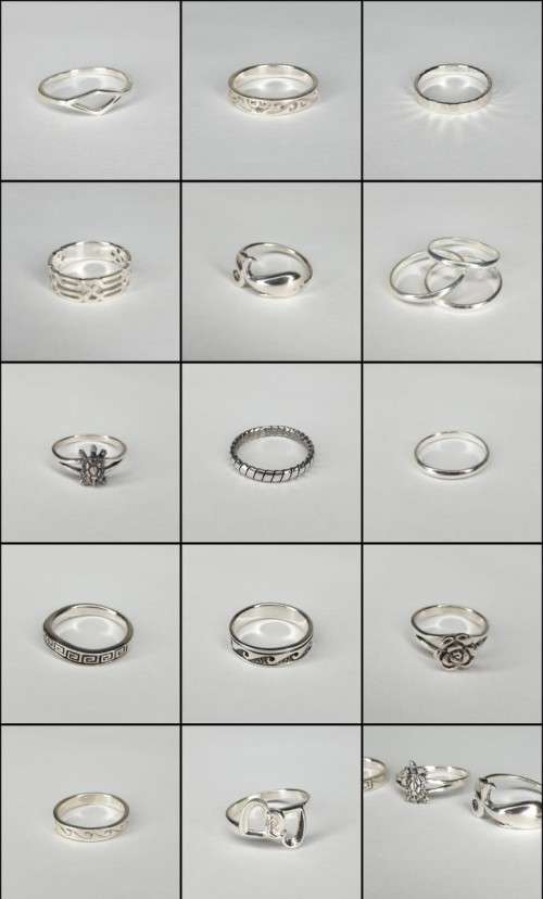 Bulk 925 silver rings