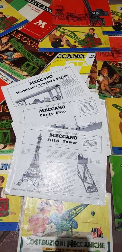 Vintage hornby Meccano set 2 x number 10 sets plus extras