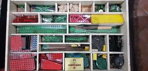 Vintage hornby Meccano set 2 x number 10 sets plus extras