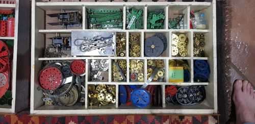 Vintage hornby Meccano set 2 x number 10 sets plus extras