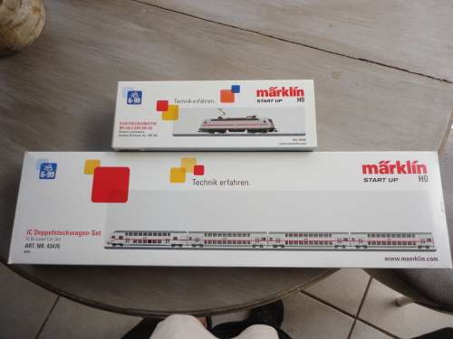 Marklin IC Locomotive and Coaches HO BR 146.5 Der DB AG  ART:36620 & 43476