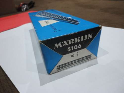 Marklin HO straight track 5106 Metal - Boxed