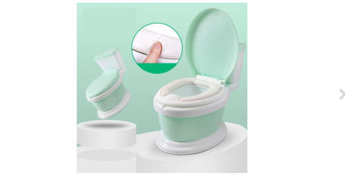 Latest simulation baby plastic toilet potty training seat with cover