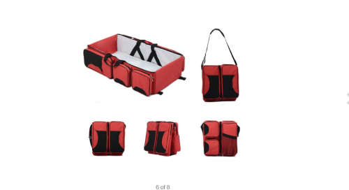 Ravel Crib Multi-function Mummy Bag Baby Dolls Deluxe Portable Cot Bed Folding