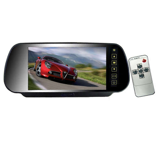7"LCD clip on type for car rear mirror.
