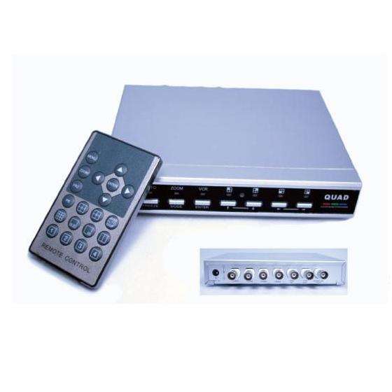 8 Channel CCTV Digital Color Quad Processor with Remote Control
