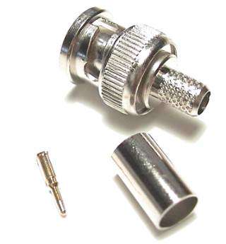 BNC crimp connector Male