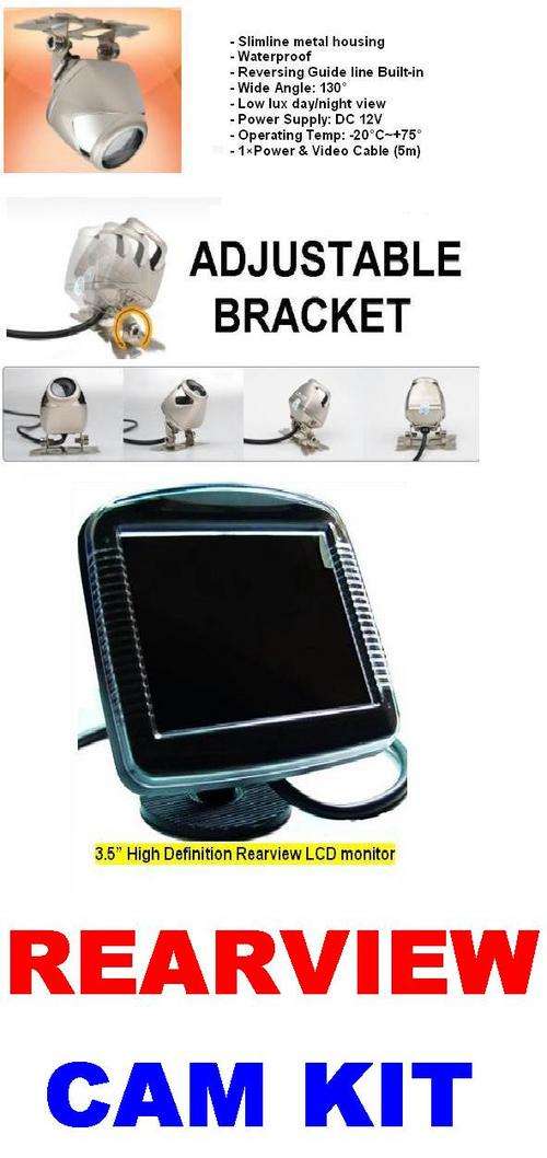 Rear view Camera System for all Vehicle-camera and LCD