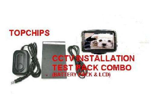 CCTV installation tester combo (Battery pack & LCD)