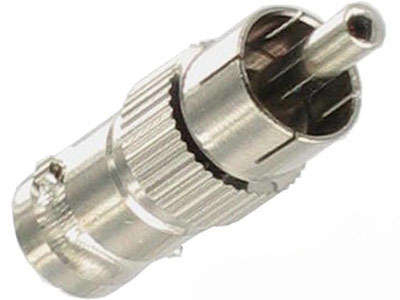 BNC to RCA (F to M) adapter