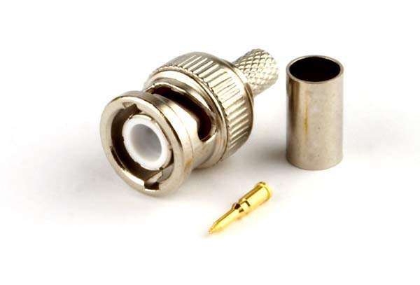 75-4/RG59 BNC crimp connector M