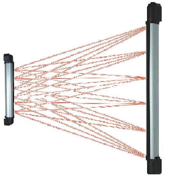 infra-red Strip barrier beams 60m
