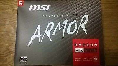 MSI ARMOR RX 580!  4 GB OC EDITION!