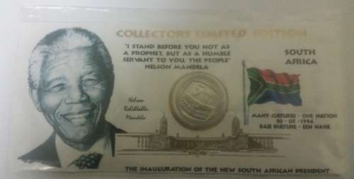 **COLLECTORS LIMITED EDITION** The inauguration of the new South African President R5 Coin Pack
