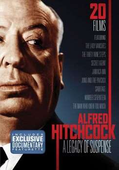 20 Alfred Hitchcock Movie Classics tin boxset DVD ( 4 DVDs )