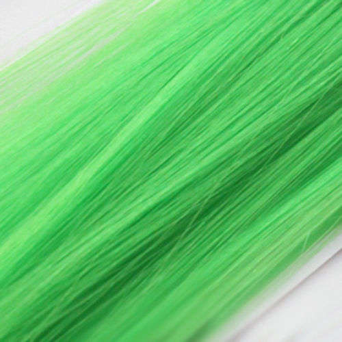 Cool " Neon Green " Colour Synthetic Hair Extension