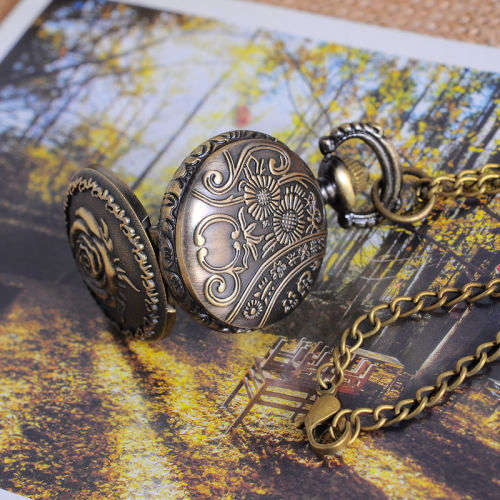 Elegant Vintage Looking STEAMPUNK Style Pocket Watch
