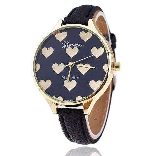 Ladies Funky & Smart " GENEVA PLATINUM " Leather Band Watch