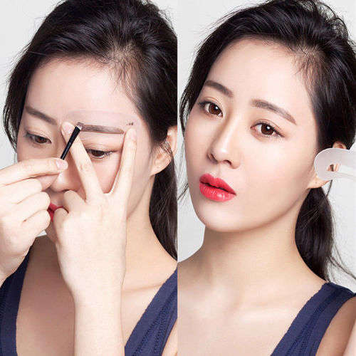 24 Piece / Styles Eyebrow Stencil Set