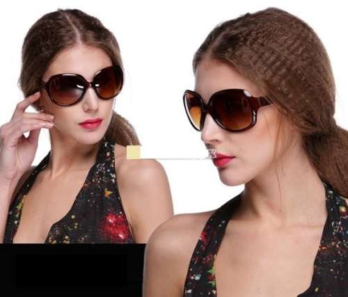 Ladies Smart  DOLCE & GABBANA Style Big Rim Sunglasses