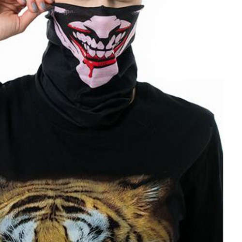 Super Cool  EVIL JOKER  Face Bandana Mask