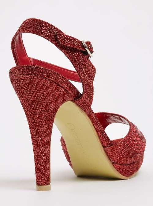 Ladies Stunning Kamikaze Red High Heel Shoe by  "  FOOTWORK "