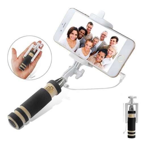 Cool & Fun Selfie Sticks  (  Black )