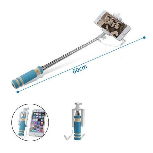 Cool & Fun Selfie Sticks  (  Blue )