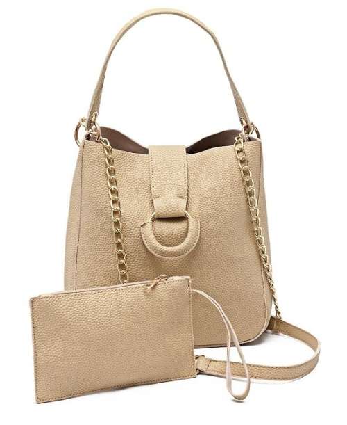 Ladies Cute Summer  2Pc  Bag Set   ( Beige )