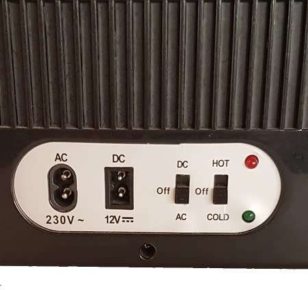 Super Cool & Stylish  ACORP  Retro Look Mini Refrigerator / Cooler  (5L | Black & Silver)