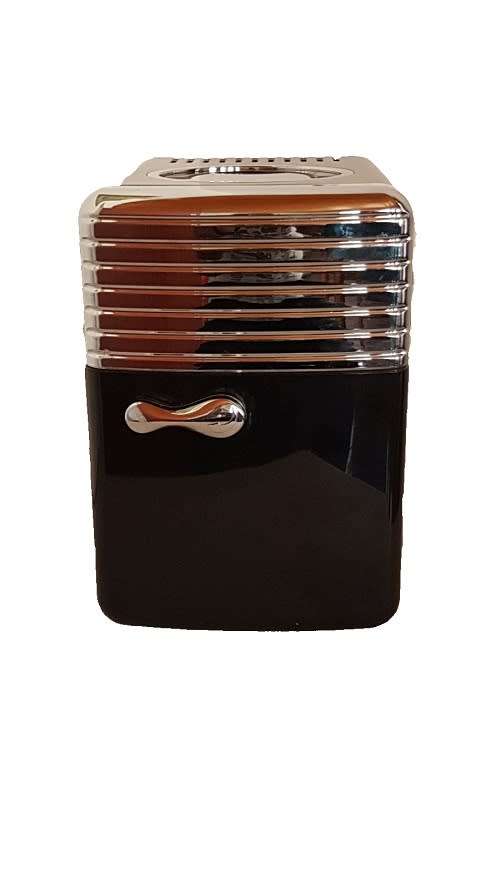 Super Cool & Stylish  ACORP  Retro Look Mini Refrigerator / Cooler  (5L | Black & Silver)