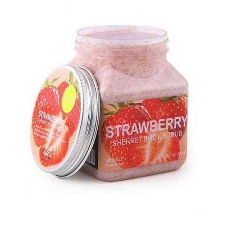 Strawberry Scented Sherbet Summer Body Scrub   ( 350ml )
