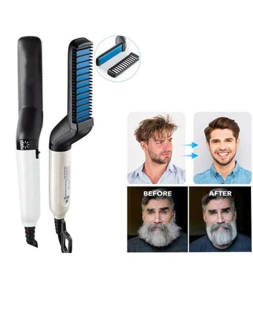 Mens Electric Hair Styling & Beard Straightening Comb