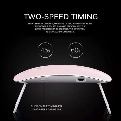 Portable SUN Mini LED Gel Curing UV Nail Lamp Drier