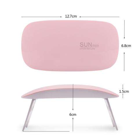 Portable SUN Mini LED Gel Curing UV Nail Lamp Drier