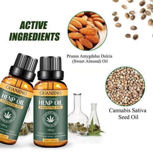 GJ PURE CANNABIS SATIVA BIOACTIVE EXTRACT HENP OIL FOR PAIN and STRESS RELIEF