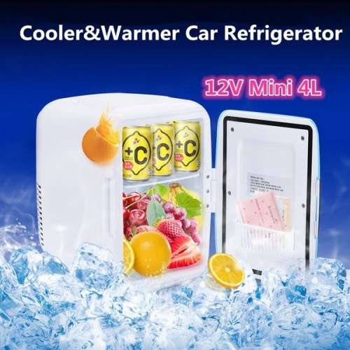 Amazing 4L Electric Mini Desk Fridge Refrigerator & Warmer for the Car or Home