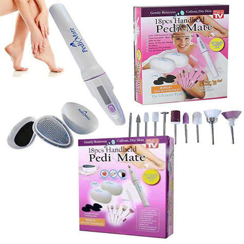 Professional 18Pcs Pedimate Foot Care Pedicure System
