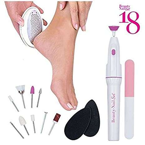 Professional 18Pcs Pedimate Foot Care Pedicure System
